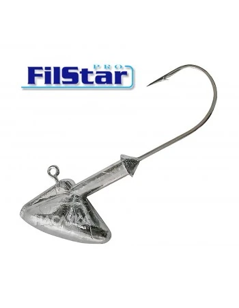 Комплект от 5 броя триъгълни джиг глави за туистери Filstar