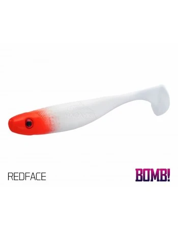 Силиконови примамки BOMB Rippa - Redface - 5 броя