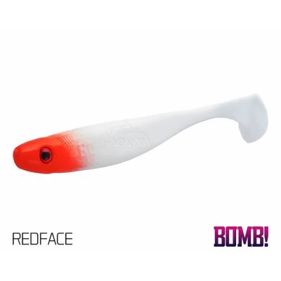 Силиконови примамки BOMB Rippa - Redface - 5 броя