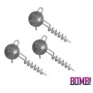Джиг глава - Чебурашка със спирала Bomb Twisto