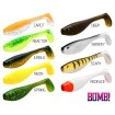 Сет от 5 бр. силиконови примамки Delphin BOMB Fatty - 10 см - цвят Spring