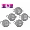 Джиг глави - чебурашки Bomb - 5 броя
