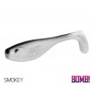 Сет от 5 бр. силиконови примамки Delphin BOMB Fatty - 10 см - цвят Smokey