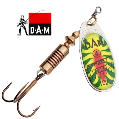 DAM Spinner Fire Shark Въртяща блесна D.A.M. Effzett Spinner - Fire Shark