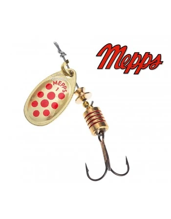 Блесна Mepps Aglia Decore - Gold Red Dots