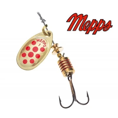 Блесна Mepps Aglia Decore - Gold Red Dots