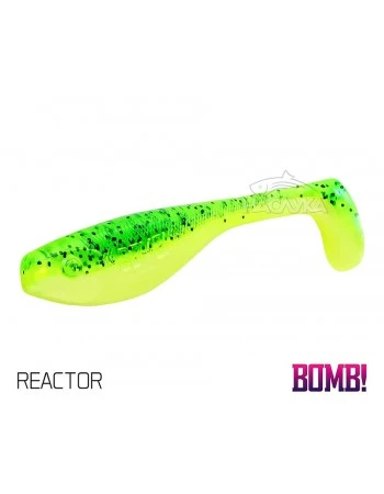 Сет от 5 бр. силиконови примамки Delphin BOMB Fatty - 10 см - цвят Reactor