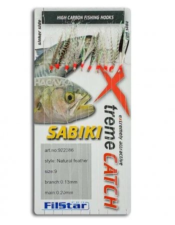 Чепаре FilStar Sabiki Natural Feather