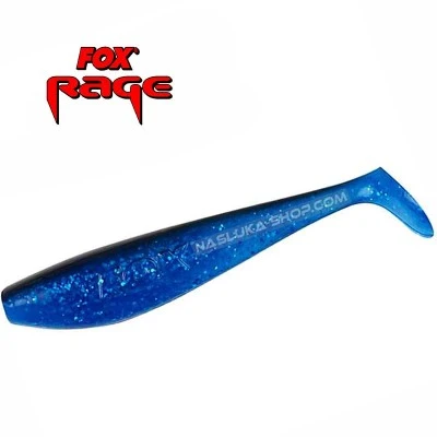 Fox Zander Blue Flash Силиконова примамка Fox Zander Pro Shad - Blue Flash