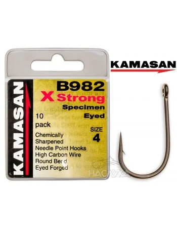 Куки Kamasan B982 Eyed X Strong