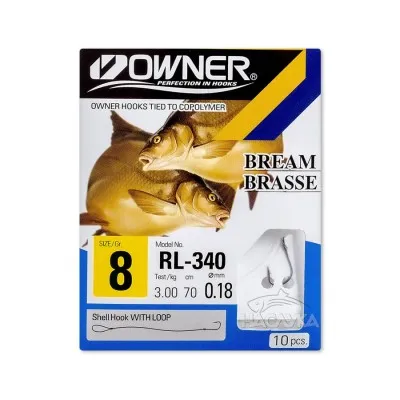 Вързани куки за риболов на платика Owner Chinta RL-340