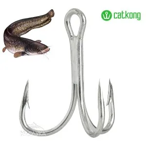 Пакет тройни куки за сом Catkong Supower