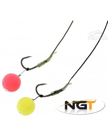Шарански монтажи за риболов на косъм NGT Dynamic Hair Rigs