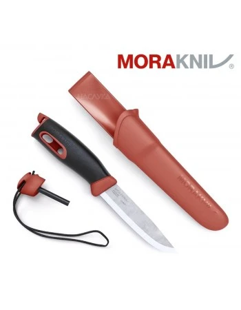 Туристически нож с магнезиева запалка Mora Companion Spark