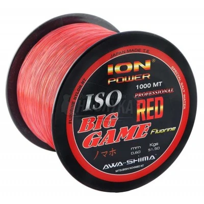 Moнофилно влакно Ion Power Big Game Red 1000м