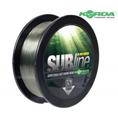 Влакно за шарански риболов Korda Subline 1000м - Зелено