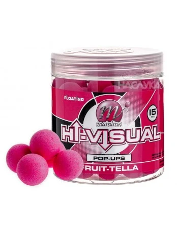 Плуващи топчета Mainline Hi-Visual Pop-ups - Fruit-Tella - 15 мм