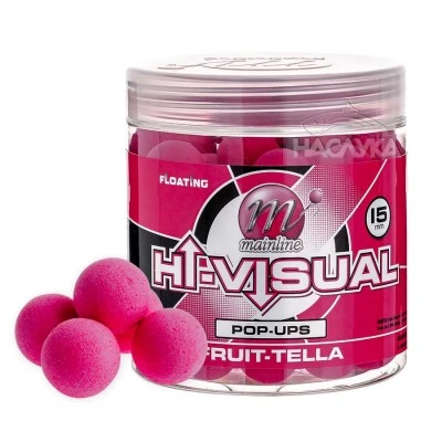 Плуващи топчета Mainline Hi-Visual Pop-ups - Fruit-Tella - 15 мм