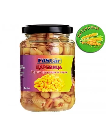 Варена царевица в буркан Filstar - Натурална