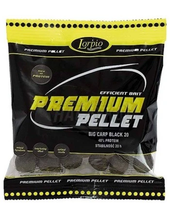 Пелети за стръв Lorpio Big Carp Black - 200г