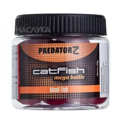 Протеинови топчета за сом Predator-Z CatFish Mega Boilie – Blood-Fish