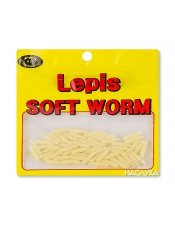 Изкуствени - силиконови бели червеи Lepis Soft Worm