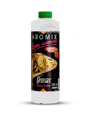 Течен ароматизатор Sensas Aromix Strawberry - Ягода