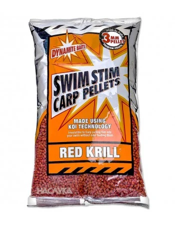 Пелети Dynamite Baits Swim Stim Carp Pellets - Red Krill