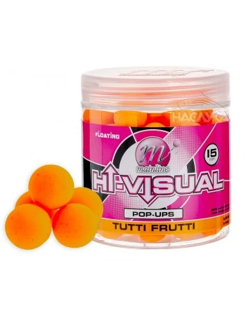 Плуващи топчета Mainline Hi-Visual Pop-ups - Tutti Frutti - 15 мм