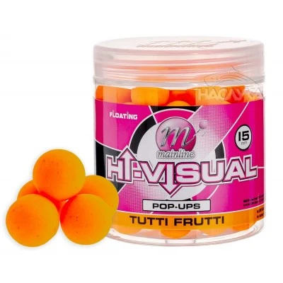 Плуващи топчета Mainline Hi-Visual Pop-ups - Tutti Frutti - 15 мм