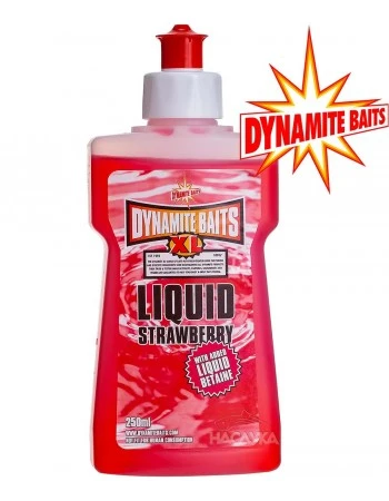 Течна добавка атрактант Dynamite Baits XL Liquid - Strawberry