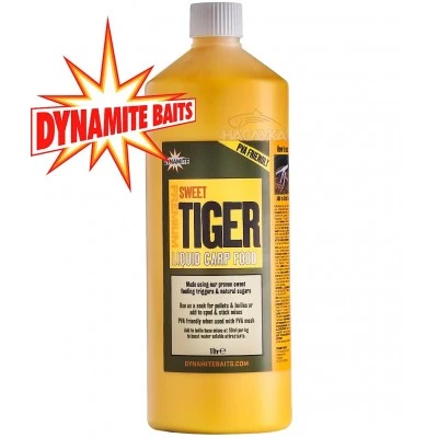 Течна храна Dynamite Baits Sweet Tiger Liquid Carp Food