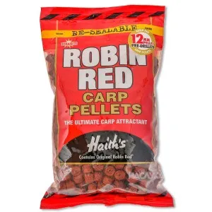 Пробити пелети за стръв Dynamite Baits Robin Red Carp Pellets