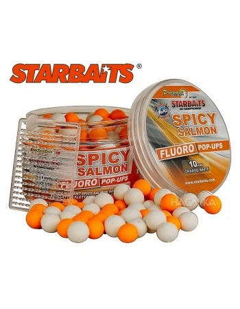 Плуващи топчета StarBaits Fluoro Pop-Ups Spicy Salmon