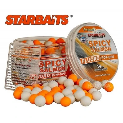 Плуващи топчета StarBaits Fluoro Pop-Ups Spicy Salmon
