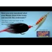Въртяща блесна за щука Mepps Giant Killer Bucktail - Fluo