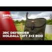 Троен калъф за шарански въдици JRC Defender Rod Holdall 12FT 3+3