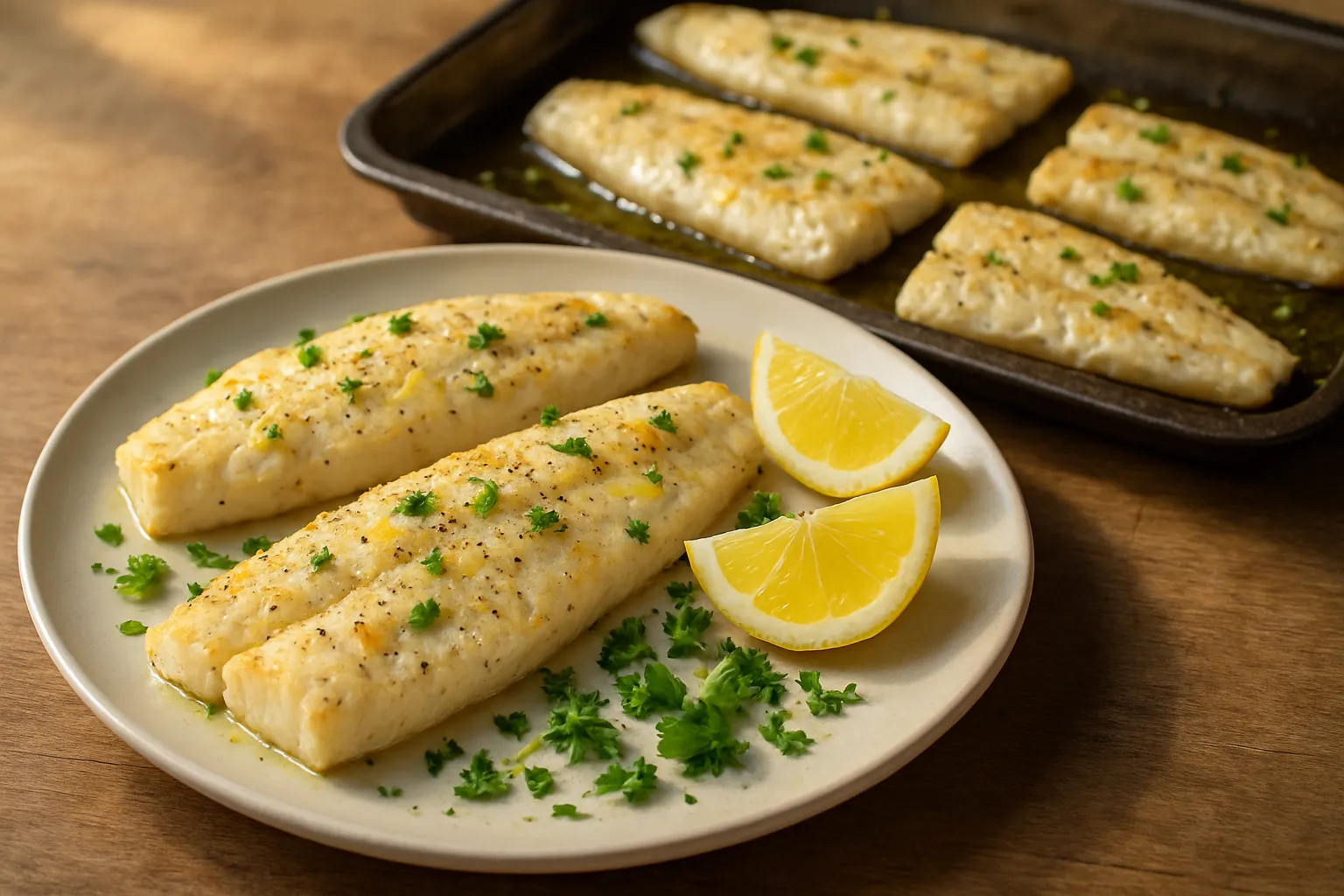 Бяла риба на фурна