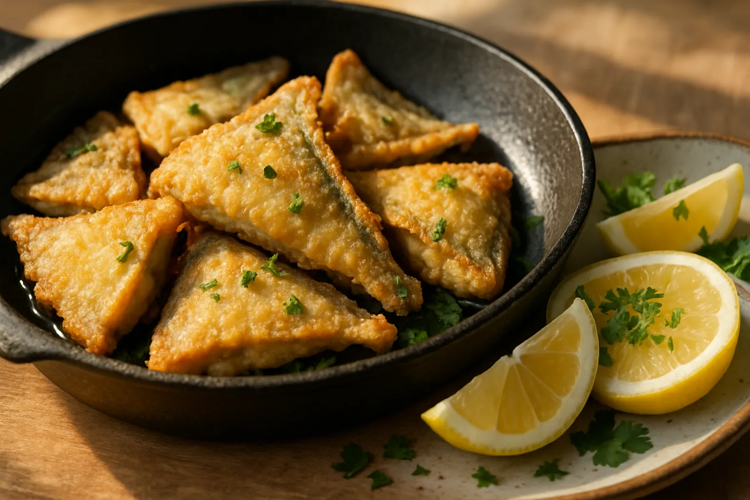 Пържен калкан