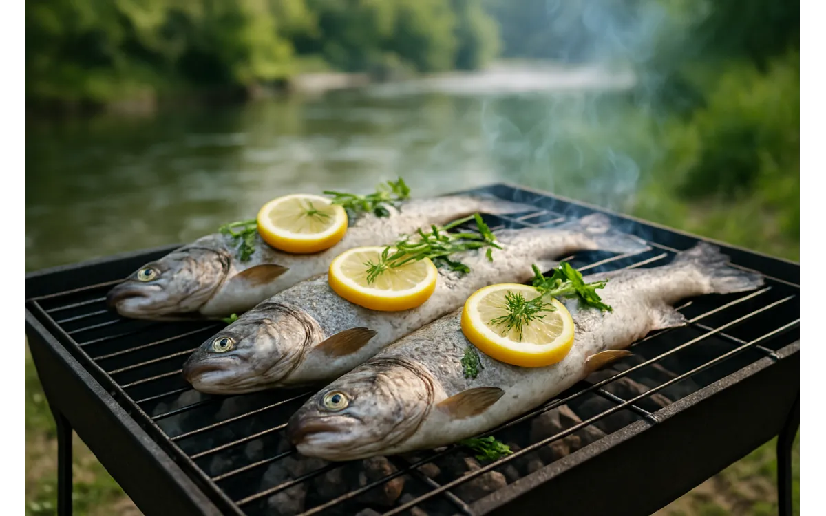 Пъстърва на скара