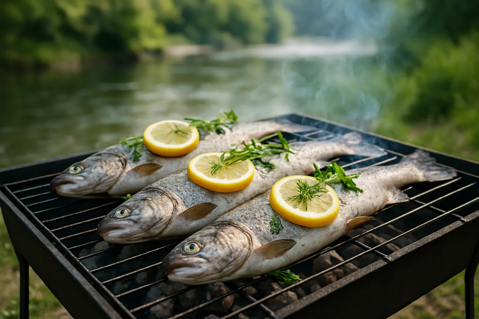 Пъстърва на скара