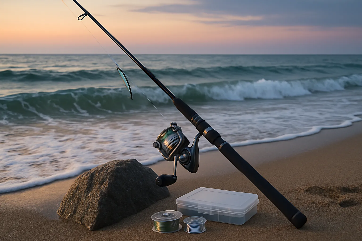 Риболов на морето в момента