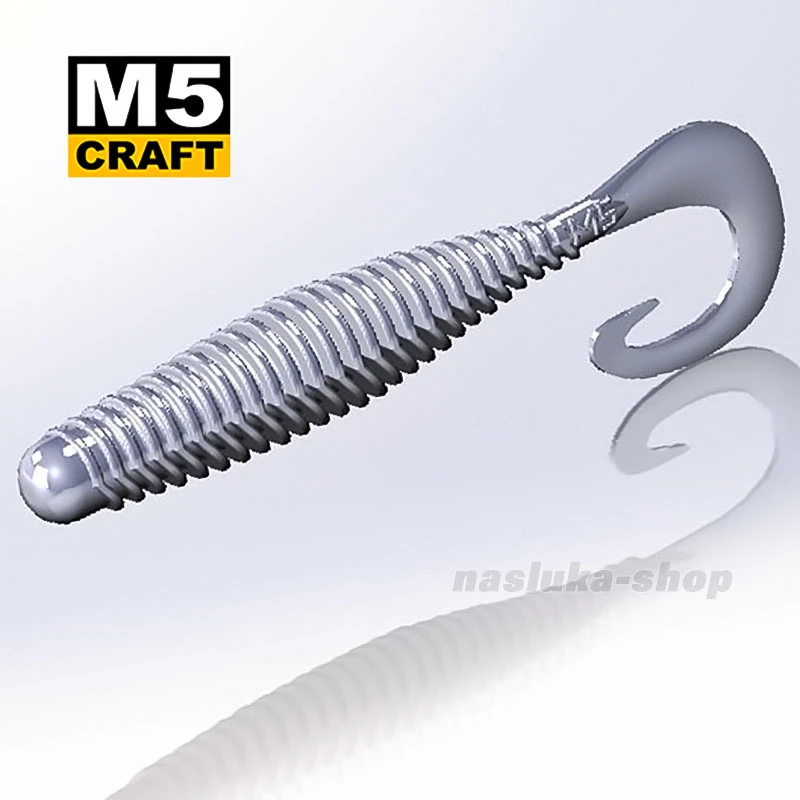 Примамки за кефал, костур и пъстърва M5 Craft Fury 2.0" Lox Dark