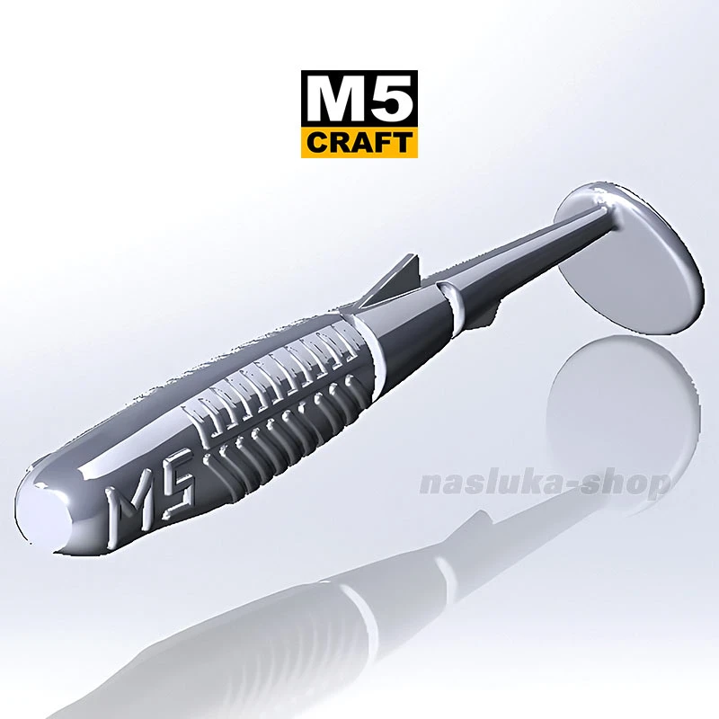 Силикони за костур, кефал и пъстърва - M5 Craft  Joker Shad 2.0"/64 мм, цвят Chart Blake Flake