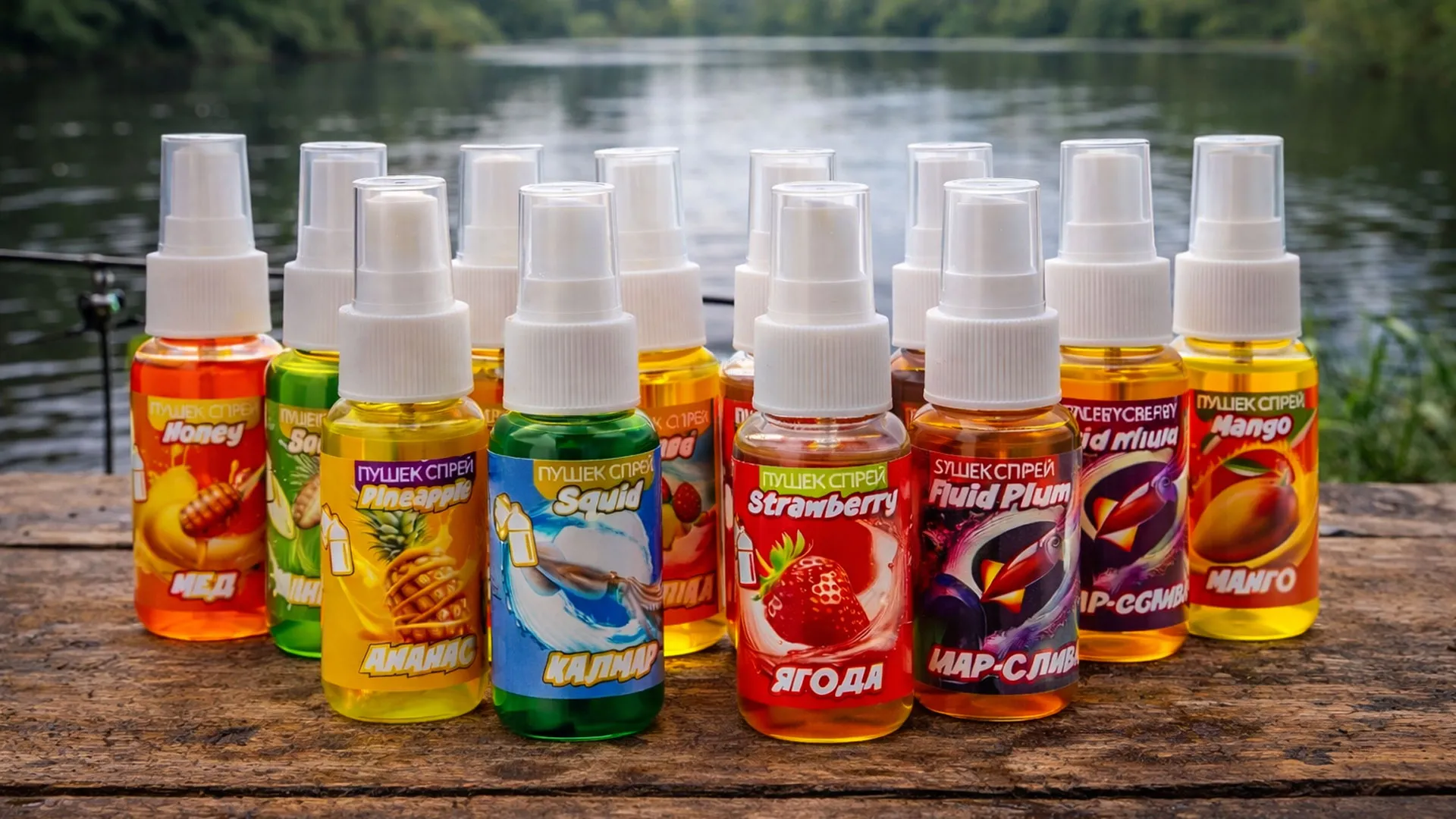 атрактори и аромати за захранка за риболов