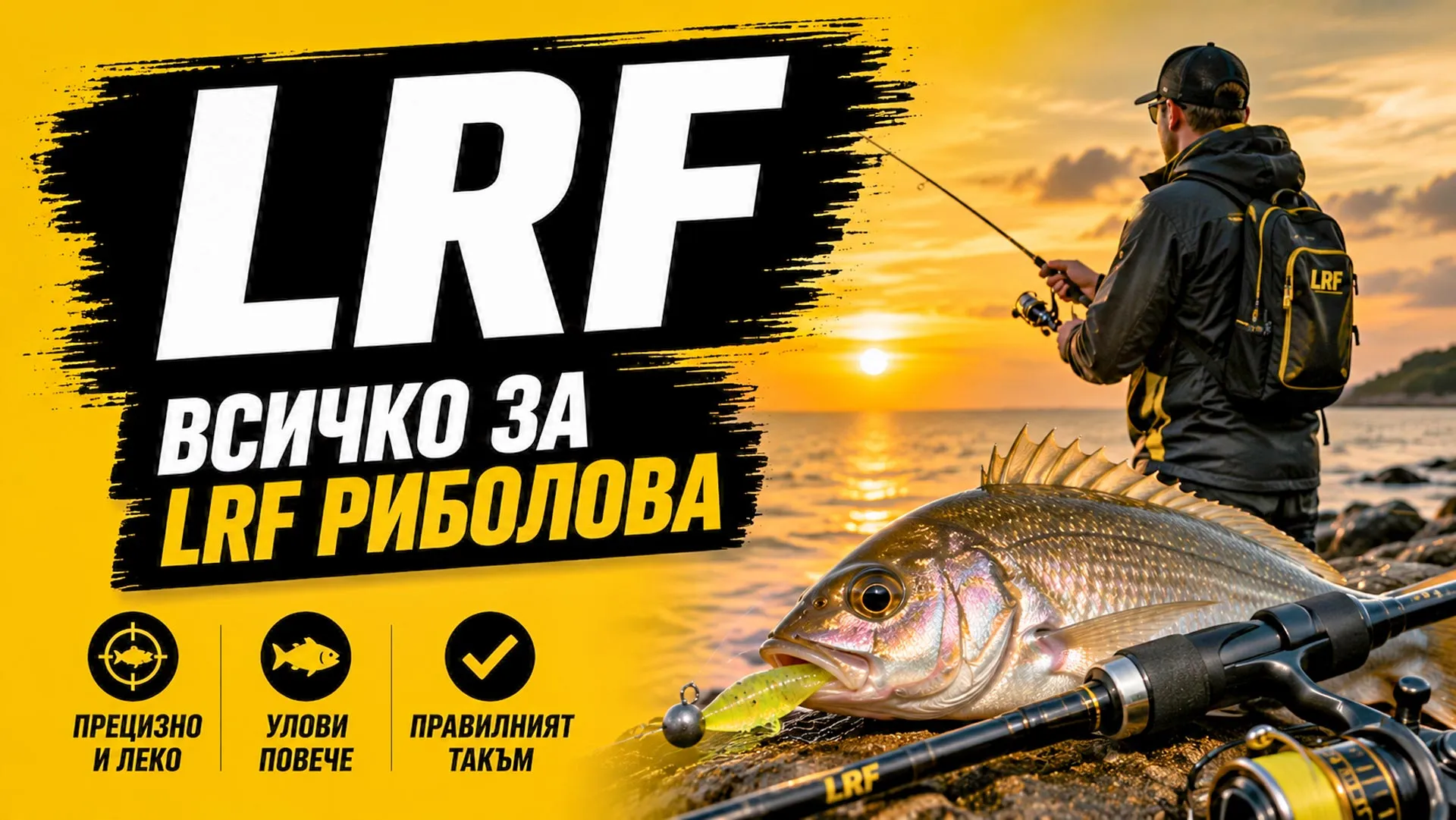 LRF риболов с ултралек морски такъм от брега &ndash; НАСЛУКА