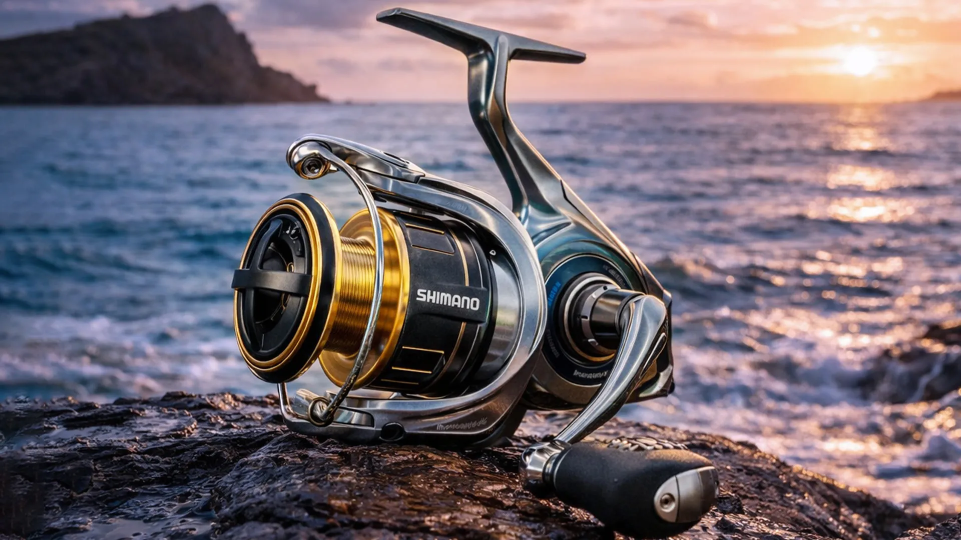 Макара за морски риболов Shimano на морски скалист бряг