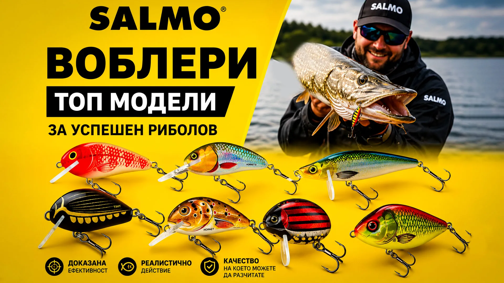 Salmo воблери - за спининг риболов