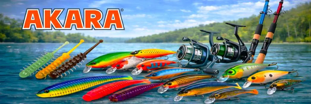 Макари, силиконови примамки и воблери за риболов Akara в магазин Наслука