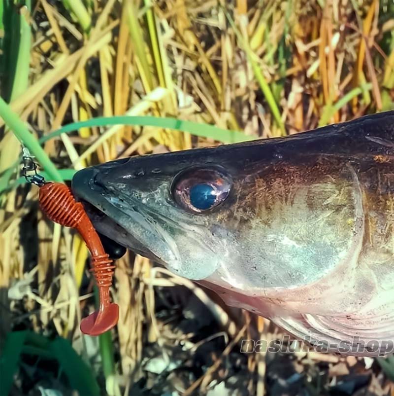 Силиконови примамки за щука и бяла риба